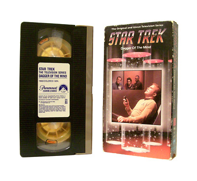 Star Trek ''DAGGER OF THE MIND'' Sci-fi TV Series VHS Tape (1985, Paramount)