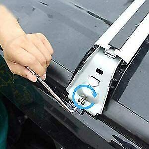 2Pcs Lockable Roof Rail Racks Crossbars Cross Bars Fits for Volvo XC90 2016-2025 - Picture 6 of 9