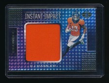K.J. HAMLER 2020 PANINI ILLUSIONS INSTANT IMPACT JERSEY *DENVER BRONCOS*