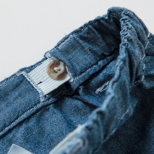 Size 3T New Boys Pants Boys Blue Chambray Pants Size 3 years 3T - Picture 2 of 7
