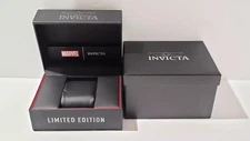 BRAND NEW RARE LIMITED EDITION INVICTA MARVEL WATCH BOX WITH CLOTH