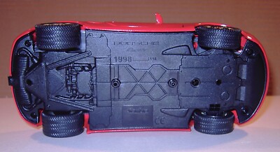 Porsche Booster 1/18e Solido Hachette, Modèle Réduit Voiture Rouge, Occasion