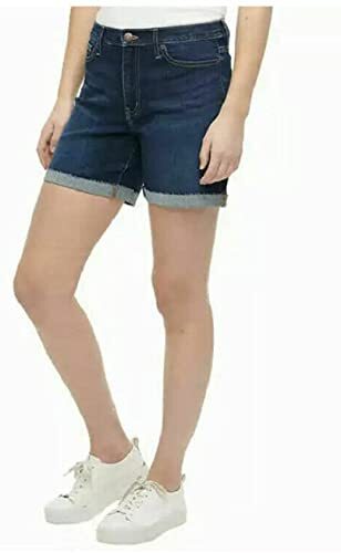 Calvin Klein Jeans Ladies' Denim Bermuda Sz 16 Dark wash