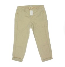 NWT - J.JILL Women's 4 POCKET Mushroom CAPRI PANTS - Petite 12