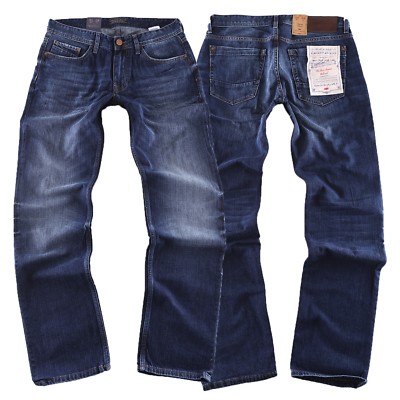 Cross Herren Jeans Hose Antonio Neuware Lager E-161-082 mittelblau Größe wählbar