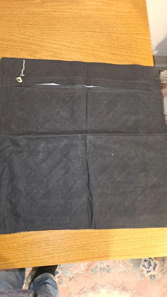 Rare Vintage Oriental Silk Handmade Table Mat Duo - Image 4 of 4