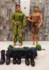 VINTAGE 1999/1998  HASBRO/MATELL GI JOE STYLE ACTION FIGURES WITH ACCESSORIES