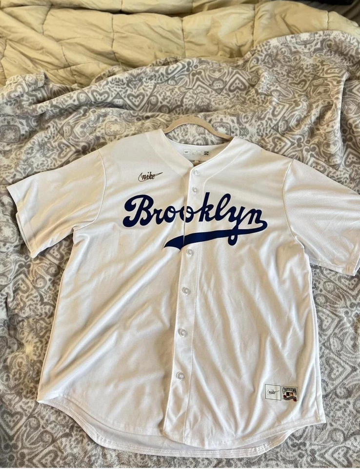 Brooklyn Dodgers Jackie Robinson #42 Nike2023 MLB Cooperstown Collection Jersey - Image 2 of 4