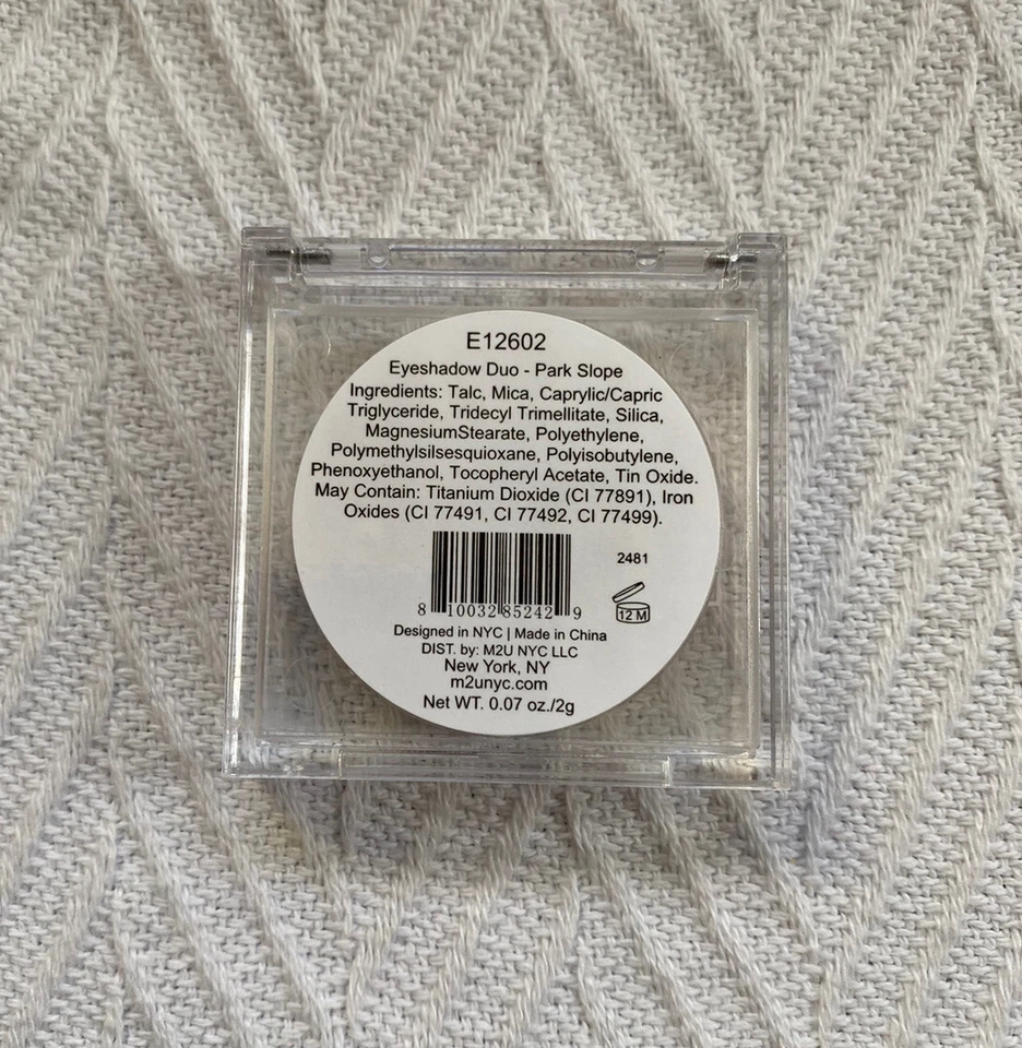 M2Ü M2U NYC Park Slope Eyeshadow Duo NEW - Image 4 of 4