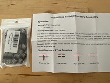 Wire Connectors - Pack of 12 Low Voltage Wire Connectors Dual I Type 2 Pin