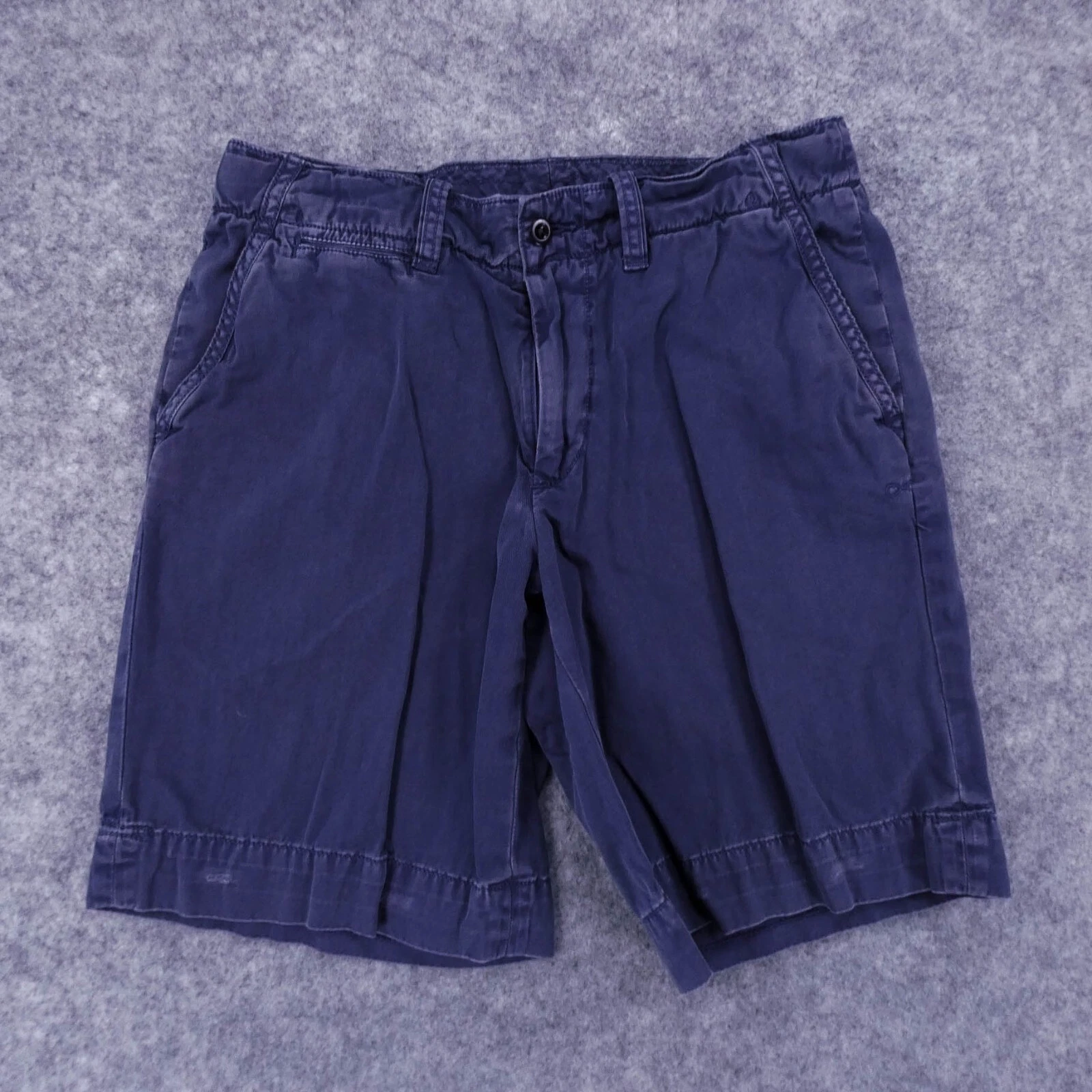 Polo Ralph Lauren Shorts Mens 32 Chino Flat Front Blue Casual Preppy School