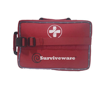 Surviveware FAK002 Travel First Aid Kit - Red