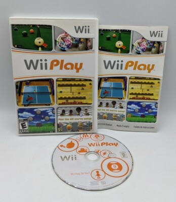 Wii Play (Nintendo Wii Games 2007) Multi Sports Complete with Manual Tested Work