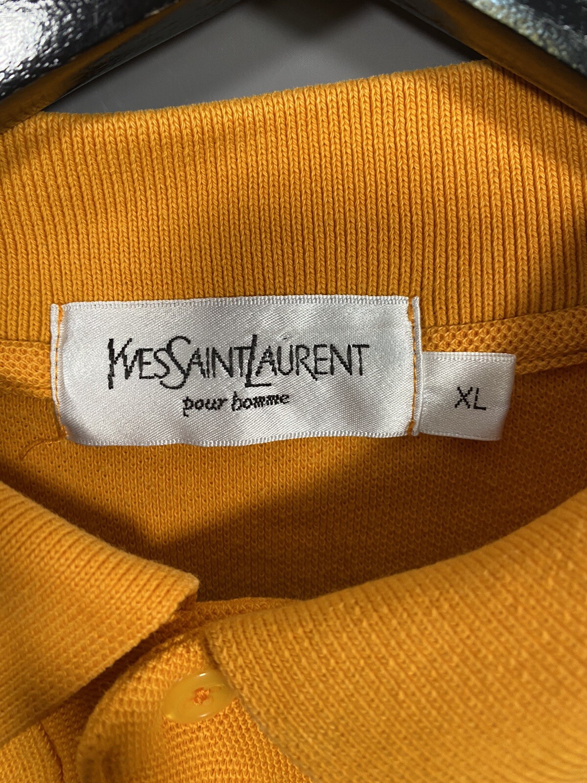 Polo YVES SAINT LAURENT YSL Taglia XL Arancione Ottime condizioni Uomo