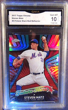 2017 Topps Chrome Future Stars #FS-3 Steven Matz Red Refractor 4/5 / 1 of only 5