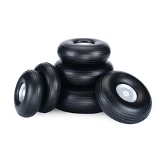 1 pair 1/2/3/4/5/6/7/8.5 inch PU Wheel with Aluminum Hub for RC Airplane, 19kind