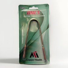 100 Pure Copper Tongue Scraper   Ayurvedic Oral Hygiene Tool  30 Grams Weight