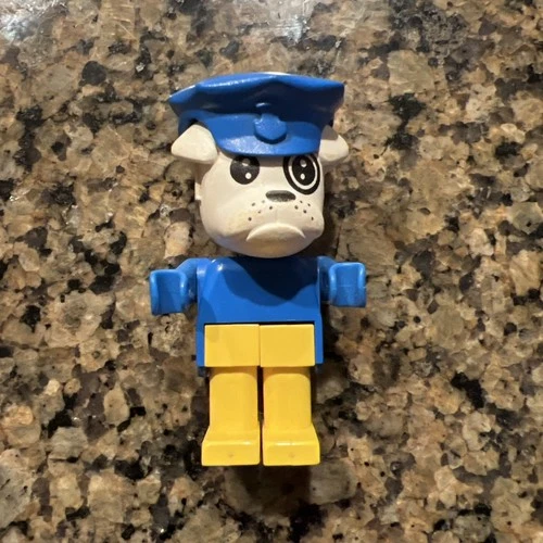 Vintage 1980’s Lego Fabuland Boris Bulldog Postman Figure 3603 Retired Used