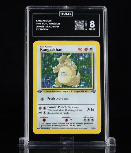 Kangaskhan (1st Edition) graded TAG 8 for sale on eBay