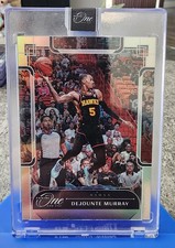 2023-24 Panini One and One Dejounte Murray #67 Silver - Hawks - 28/99