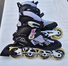 Vintage K2 Celena W Womens Inline Skates UK 8 EU 42 Softboot 90mm Fitness
