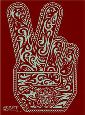 Shepard Fairey OBEY Peace series x3 limited editions Poster Child Prints