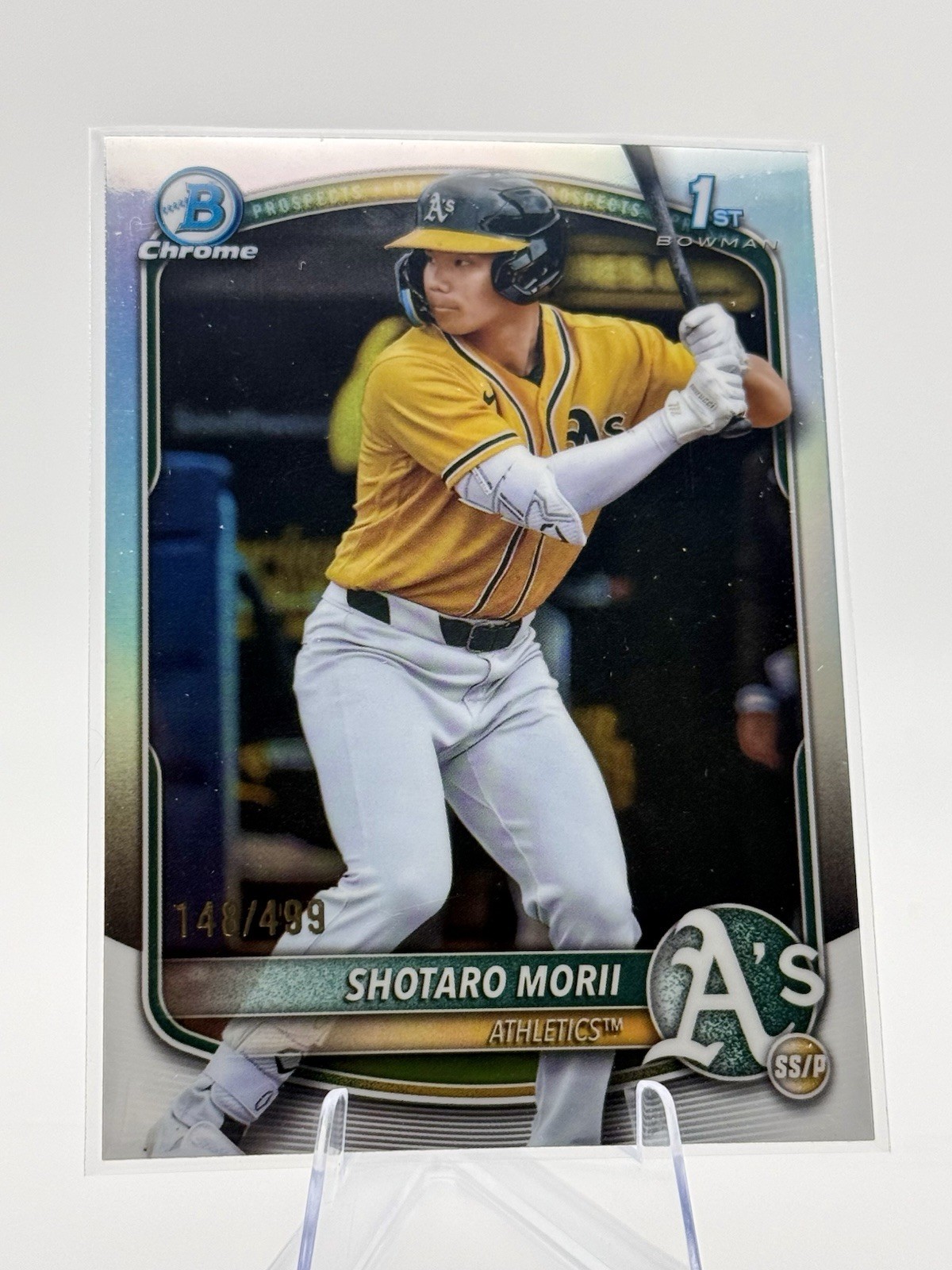 2025 Bowman Chrome Shotaro Morii Refractor /499 BCP-170
