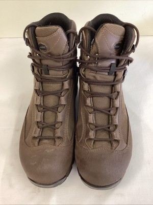 Size AKU Pilgrim GTX Brown Leather Combat Boots EU 43 Used