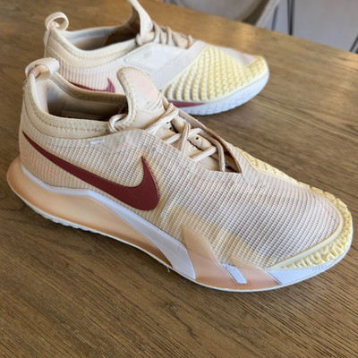 Nike Women Court React Vapor NXT Pearl White Tennis Shoe CV0742-261 Size 7.5