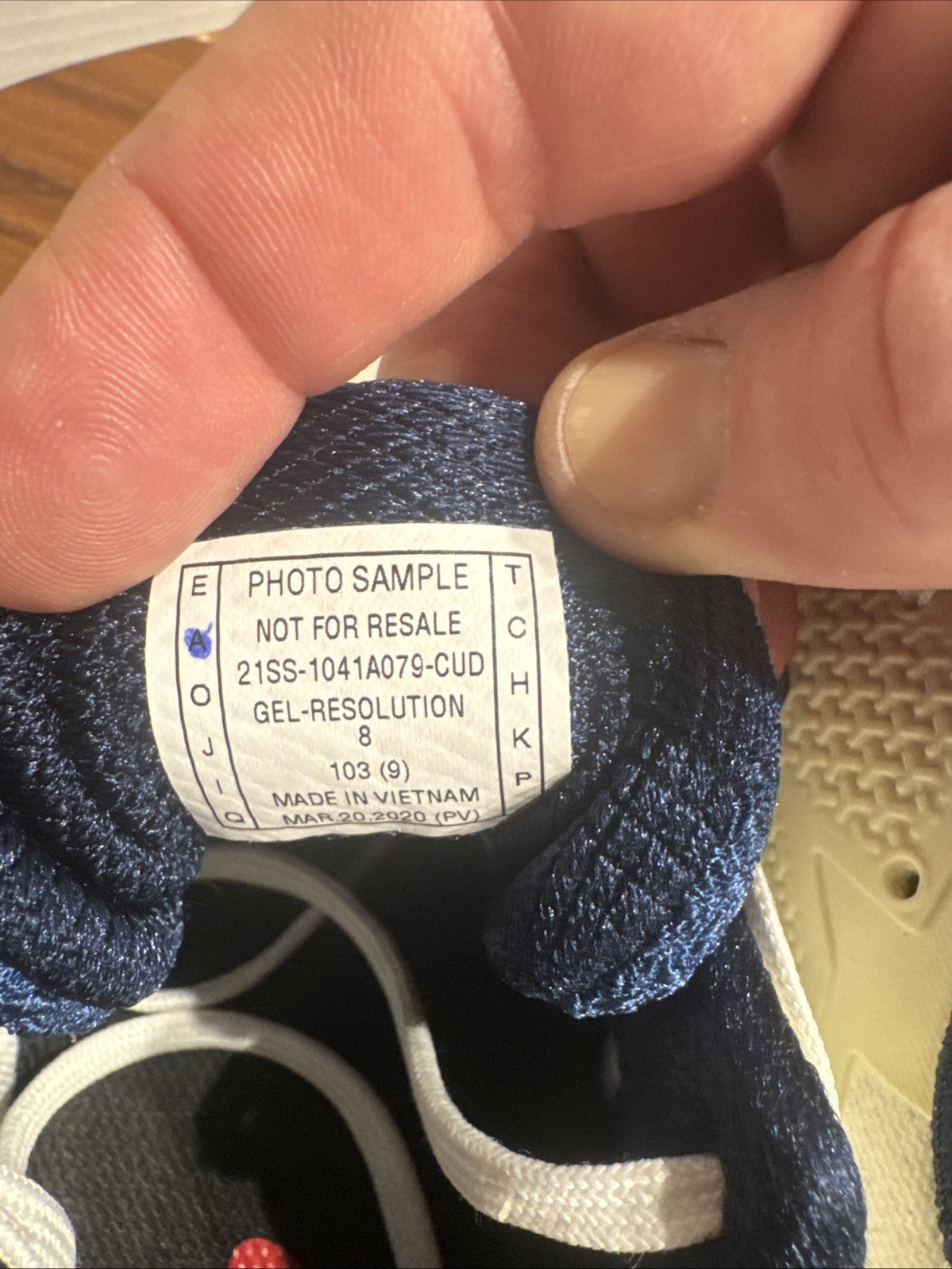 Asics GEL-Resolution 8 Model - F450124 Tennis Shoes Men’s Size 9 thumbnail 8