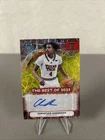 Christian Anderson 2025-26 Bowman U Best Yellow Lazer Auto /75 Texas Tech