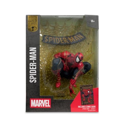 McFarlane Toys Spider-Man #1 Black & Gold Edition Gold Label D23