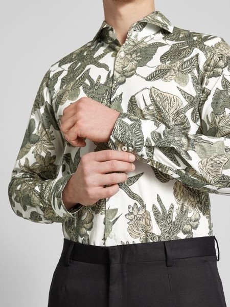 Men Hugo Boss Shirt Multicolor Cotton 42