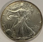 1999 American Silver Eagle $1 1 oz .999 Fine Silver Coin BU Details