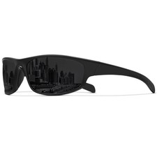 Ofwin Sports Polarized Sunglasses for Standard, Matte Black Frame/Gray Lens