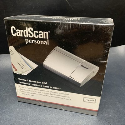 Card Scanner Sanford CardScan Personal 1 User Compact Business Cross Platform