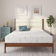 NapQueen Twin Size, 6 Inch Anula Green Tea Infused Memory Foam Mattress, Bed ...