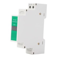 DIN Rail Voltmeter, DC 11V-310V DC Voltage Meter, Digital Display, 3 Display