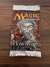 MTG Weatherlight Empty Booster Pack Wrapper No Magic The Gathering Cards