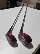 Vintage Wilson Model 1  3 Persimmon Wood Golf Clubs Driver Fairway RH Used