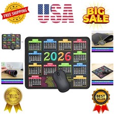 Mouse Pad with Stitched Edge, Computer Mouse Mat with Non-Slip Rubber Base, M...