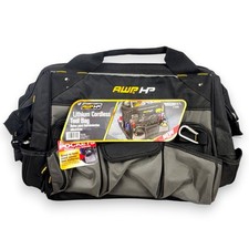 AWP HP Lithium Cordless Toolbag Heavy Duty Adjustable Multi Pockets Black NEW
