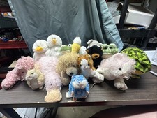 Assorted Webkinz Plush Lot Of 15 Stuffed Animals Toys Ganz A13