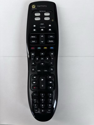 Logitech Harmony 300 Universal Remote Control Black  Tested  and Works