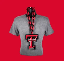 Texas Tech University Raiders Big Logo Fan Chain Necklace NCAA College Man Cave