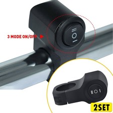 2Set Motorcycle Switch Handlebar 7/8" switch Hand-lebar Waterproof Universa HOT