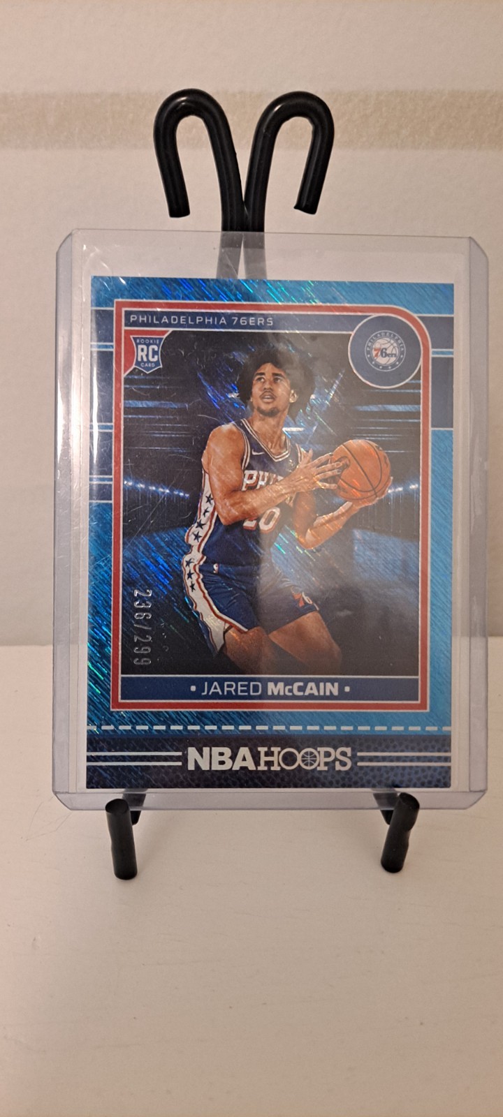 2024-25 Panini Nba Hoops - Rookies Jared McCain #246 Blue Scope /99 (RC)