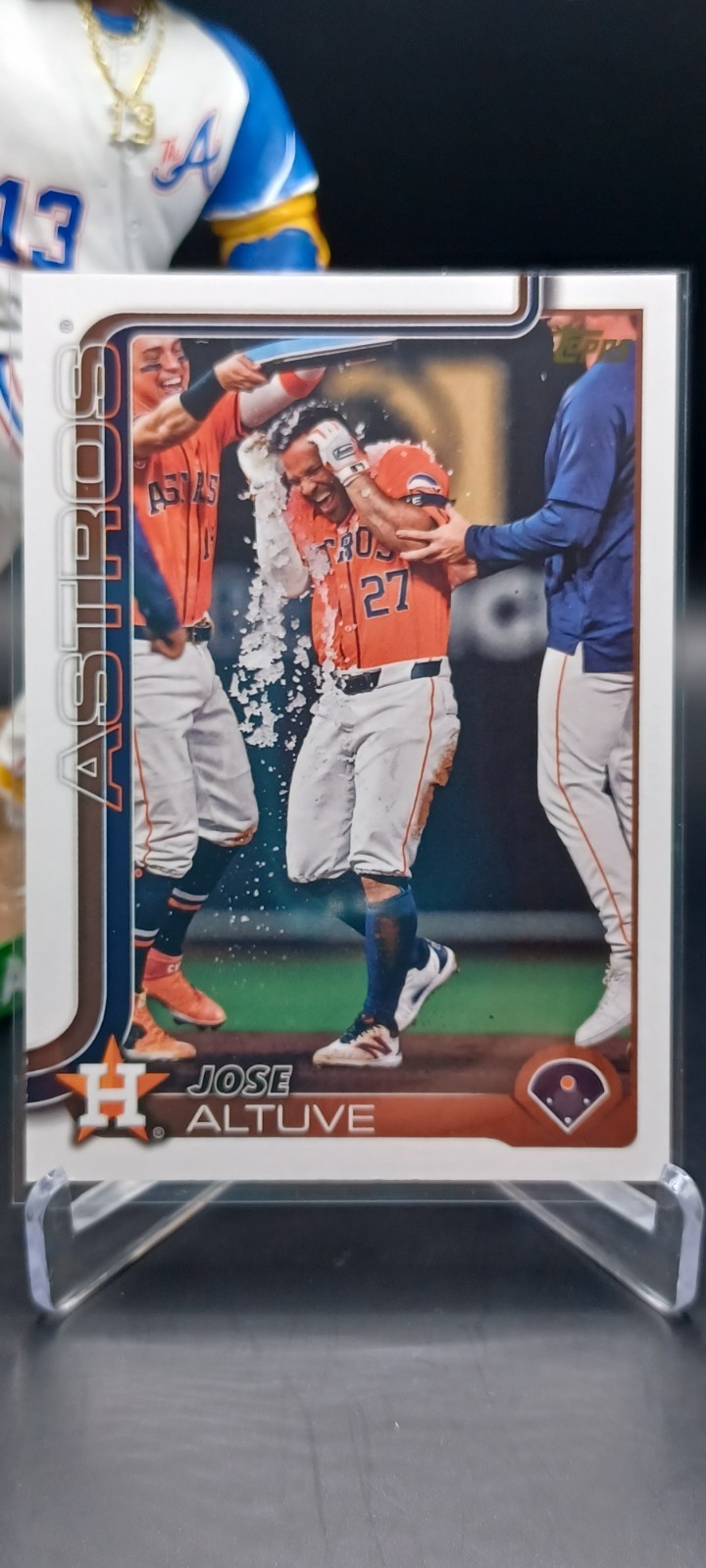 🔥Jose Altuve🔥 Golden Mirror Image Variation SP🔥2025 Topps #260 - Astros