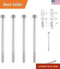 Durable Titanium Grade 5 M6x90mm Bolts for Automotive & Bike Modifications