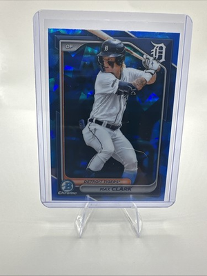 #ad 2024 Bowman Chrome Sapphire Edition Prospects Max Clark #BCP 195 RC $9.99
